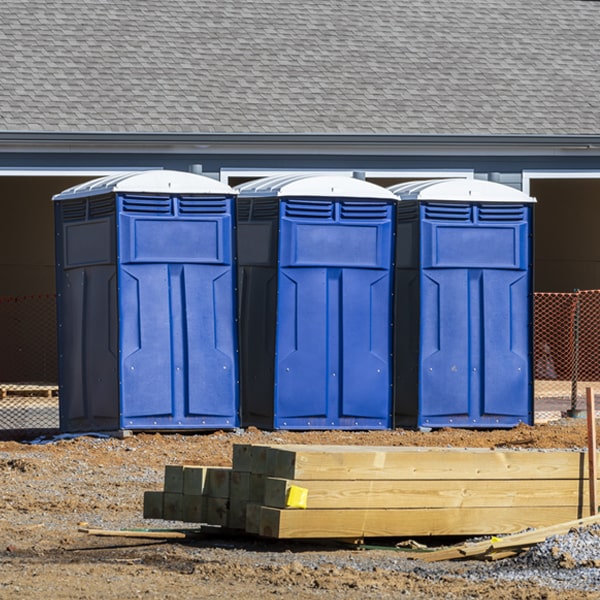 what is the expected delivery and pickup timeframe for the portable toilets in Scandinavia